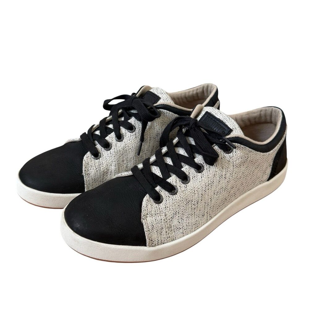 Kodiak Indra Traction Sneakers Black Leather Round Toe Lace Up Women’s  11